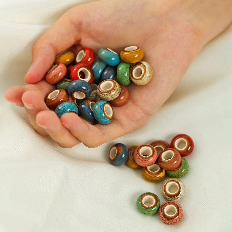 10pcs Vintage Small Ring Shape Colorful Ceramic Beads Handmade Materials Jewelry Accessories Making Bracelets
10pcs Vintage Small Ring Shape Colorful Ceramic Beads Handmade Materials Jewelry Accessories Making Bracelets