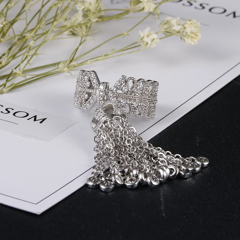Bohemian Style Tassel Ring White Cubic Zirconia Stone Memorial Day High Quality Women Sparkling CZ Crystal Jewelry Free Shipping
Bohemian Style Tassel Ring White Cubic Zirconia Stone Memorial Day High Quality Women Sparkling CZ Crystal Jewelry Free Shipping