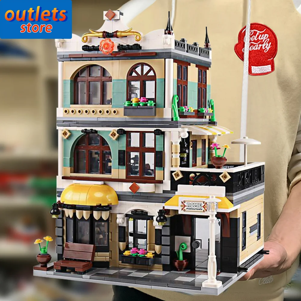 Креативный эксперт в римском стиле, строительные блоки с внешним видом, Moc Brick, QL0936 Конструктор "Парижский ресторан" Book Shop, кирпичный банк
Креативный эксперт в римском стиле, строительные блоки с внешним видом, Moc Brick, QL0936 Конструктор "Парижский ресторан" Book Shop, кирпичный банк