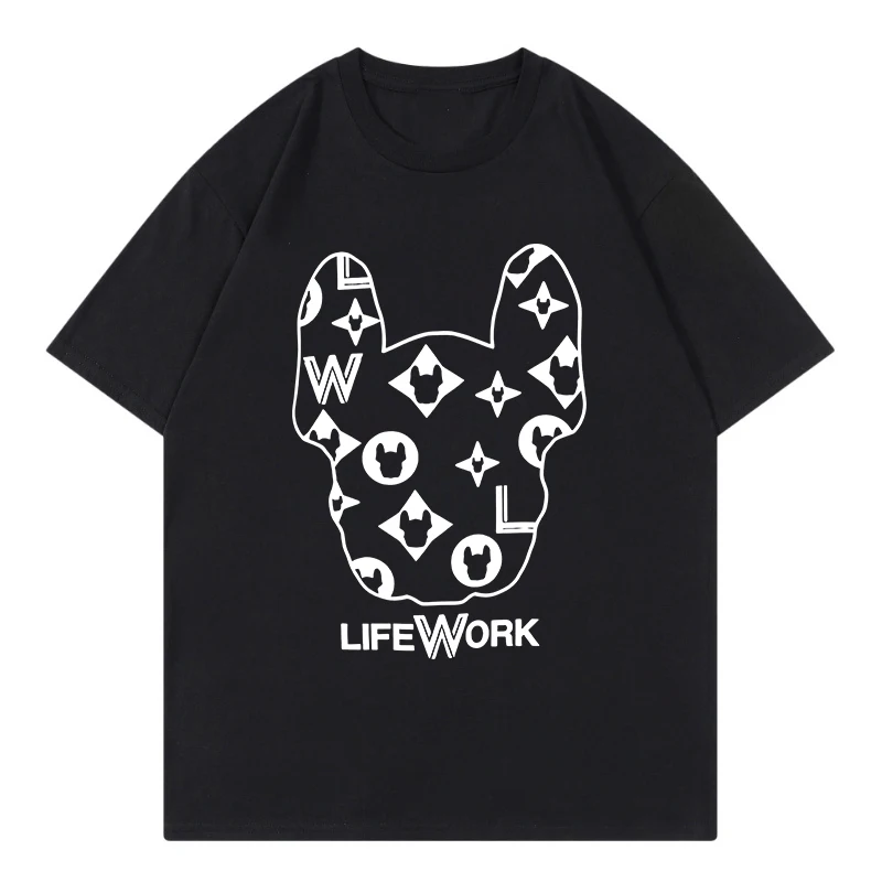 Korean Brand T shirt For Men French Fighting dog Print Trend Fashion Oversized 100% Cotton Men's Summer Casual Short-sleeved
Korean Brand T shirt For Men French Fighting dog Print Trend Fashion Oversized 100% Cotton Men's Summer Casual Short-sleeved