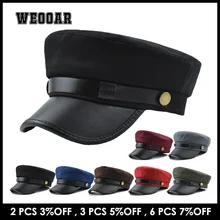 Vintage Military Beret Hats for Women Men Navy Cap 2022 Stylish Autumn Winter British Style Outdoor Travel Flat Peaked Caps 374