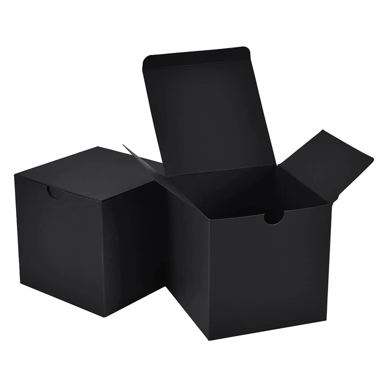 Gift Boxes,Small Gift Boxes 50 PCS,Black Kraft Paper Box With Lid For Party Favor,Ornaments,Bakery Cookies 4X4X4 Inch
Gift Boxes,Small Gift Boxes 50 PCS,Black Kraft Paper Box With Lid For Party Favor,Ornaments,Bakery Cookies 4X4X4 Inch