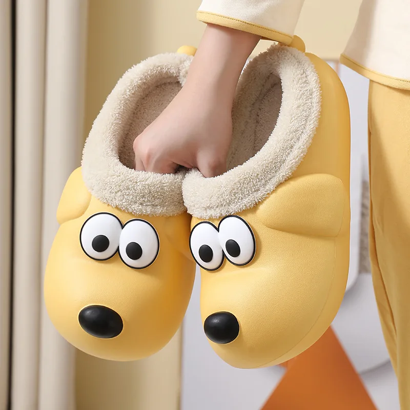 Platform EVA Flat Cute Animal Slides Shoes 2023 Warm Winter Cotton Indoor Non-slip Home Shoes Shock-absorbing Chaussons Plats
Platform EVA Flat Cute Animal Slides Shoes 2023 Warm Winter Cotton Indoor Non-slip Home Shoes Shock-absorbing Chaussons Plats