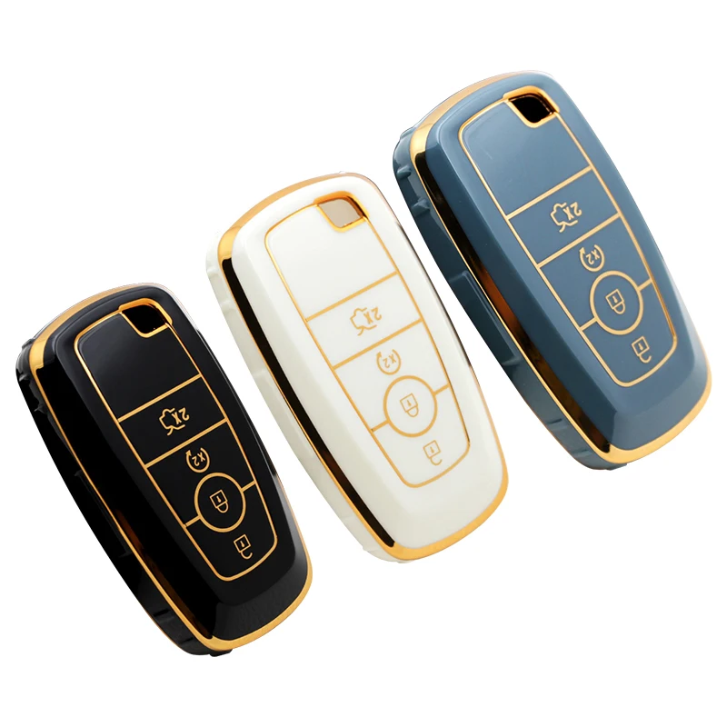 TPU Car Key Case Cover Shell Keychain Protection For Ford Mondeo Fusion F150 Explorer Edge Ecosport F-150 F-250 Auto Interior
TPU Car Key Case Cover Shell Keychain Protection For Ford Mondeo Fusion F150 Explorer Edge Ecosport F-150 F-250 Auto Interior