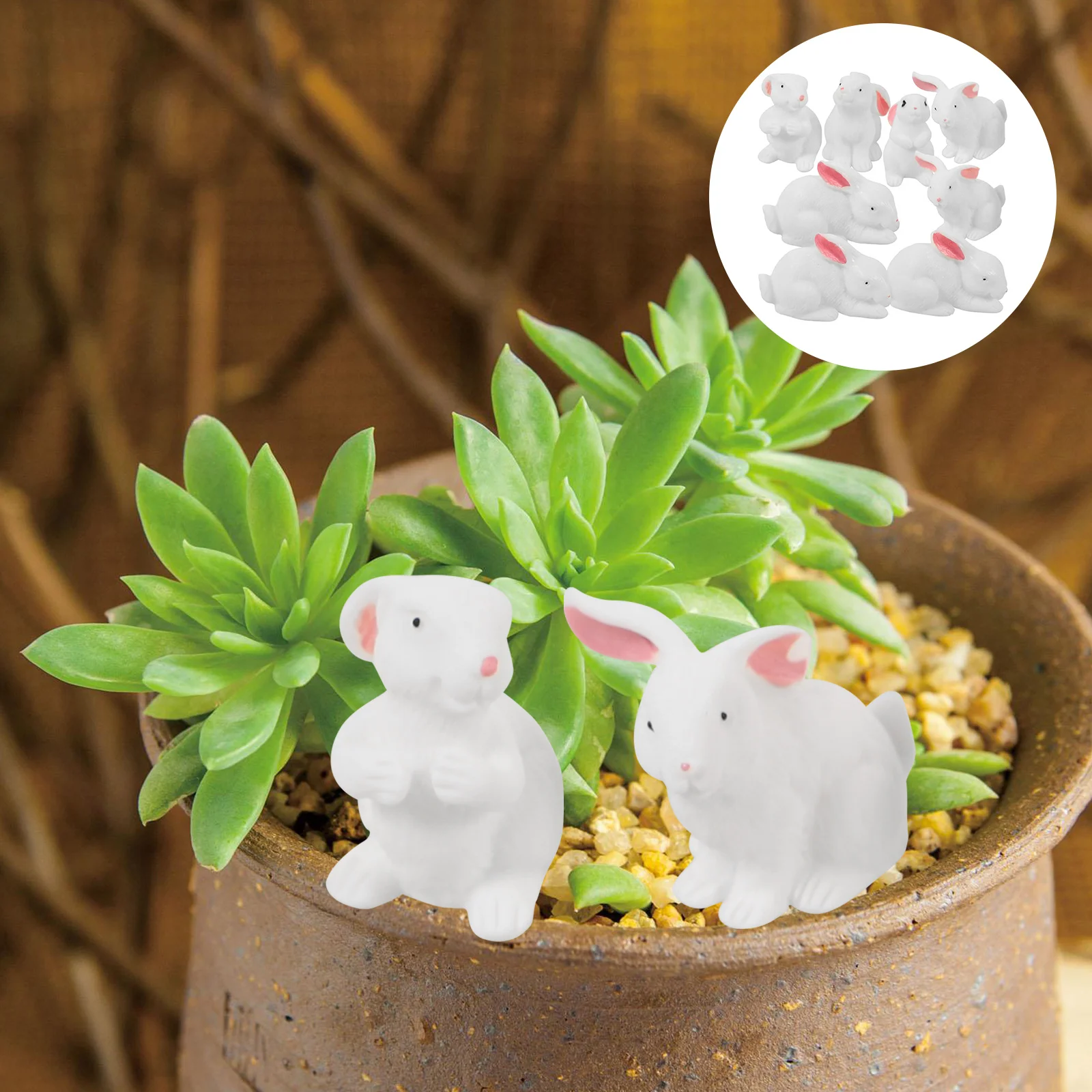 Bunny Rabbit Figurines Miniature Easter Animals Micro Landscape Resin Figures Cake Animal Mini Figure Statue Topper Ornament
Bunny Rabbit Figurines Miniature Easter Animals Micro Landscape Resin Figures Cake Animal Mini Figure Statue Topper Ornament