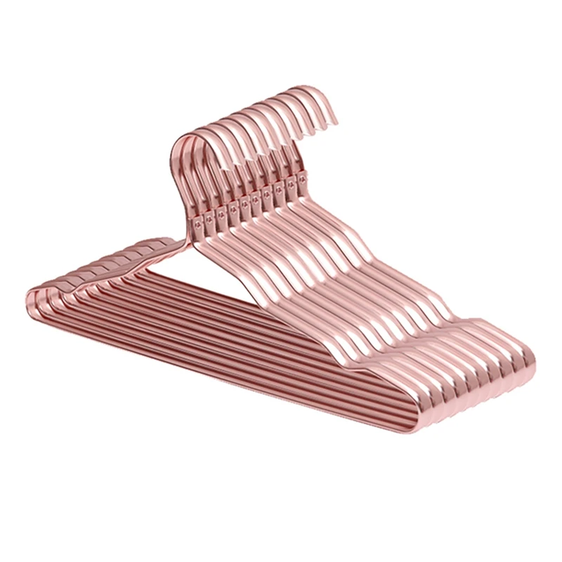 10Pcs Coat Hanger Aluminium Alloy Clothes Hanger Anti Slip Metal Drying Rack Hanger with Notches Clothing Hangers
10Pcs Coat Hanger Aluminium Alloy Clothes Hanger Anti Slip Metal Drying Rack Hanger with Notches Clothing Hangers