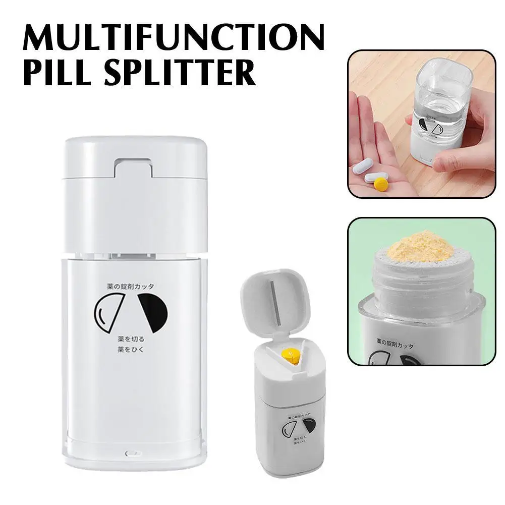 Multifunction Pill Splitter Powder Portable Pill Crusher Cutter Hiding Medication In Treats Grinder Box Splitter Tablets Travel
Multifunction Pill Splitter Powder Portable Pill Crusher Cutter Hiding Medication In Treats Grinder Box Splitter Tablets Travel