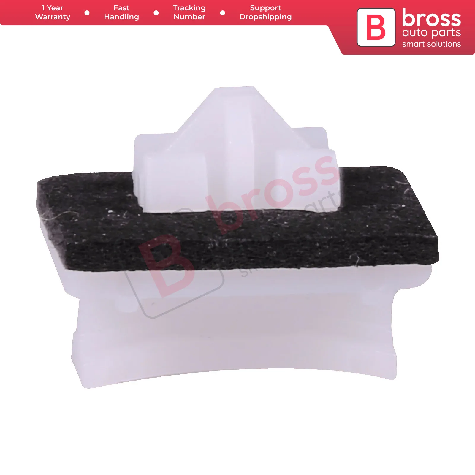 BCF707 10 Pieces Panel Clips, White with seal for Ford: 4069907 Bross Auto Parts Made In Turkey
BCF707 10 Pieces Panel Clips, White with seal for Ford: 4069907 Bross Auto Parts Made In Turkey