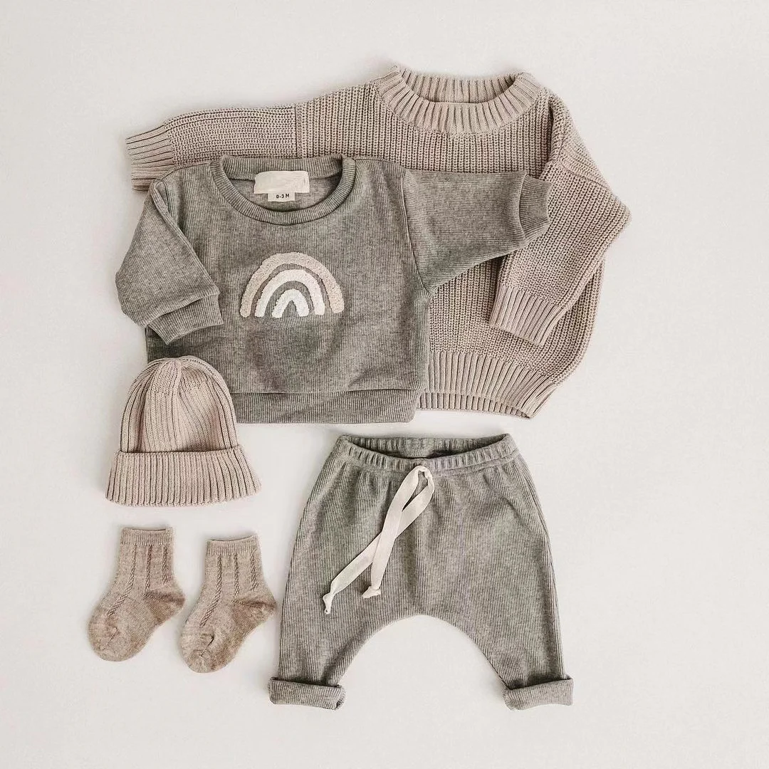 2022 Fashion Children's Clothing Set Toddler Baby Boy Girl Pattern Casual Tops + Child Loose Trousers 2pcs Baby Designer Clothes
2022 Fashion Children's Clothing Set Toddler Baby Boy Girl Pattern Casual Tops + Child Loose Trousers 2pcs Baby Designer Clothes