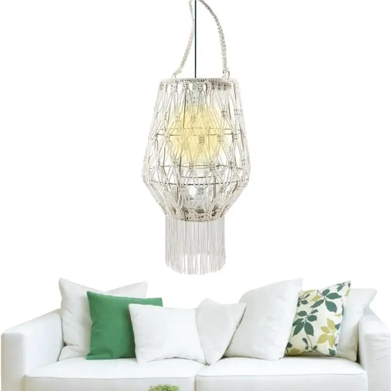 Macrame Lamp Shade Handwoven Nordic Light Cover Modern Bohemian Home Decor Boho Hangings Pendant Light Cover For Bedroom Living
Macrame Lamp Shade Handwoven Nordic Light Cover Modern Bohemian Home Decor Boho Hangings Pendant Light Cover For Bedroom Living