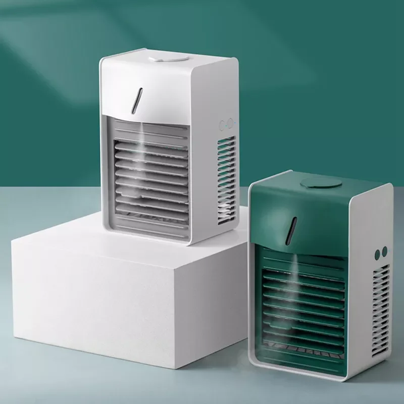 NEW2023 USB Rechargeable Portable Desktop Air Conditioner Household Mini Air Cooler Humidification Water Cooling Fan 3 Gear Spee
NEW2023 USB Rechargeable Portable Desktop Air Conditioner Household Mini Air Cooler Humidification Water Cooling Fan 3 Gear Spee