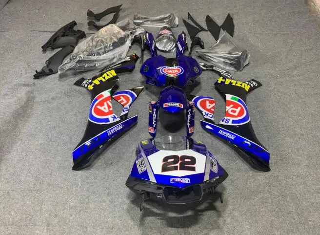 Новый комплект обтекателей для мотоцикла ABS, подходит для YAMAHA YZF - R1 R1m 2015 2016 2017 2018 2019 15 16 17 18 19, комплект кузова Pata 22
Новый комплект обтекателей для мотоцикла ABS, подходит для YAMAHA YZF - R1 R1m 2015 2016 2017 2018 2019 15 16 17 18 19, комплект кузова Pata 22