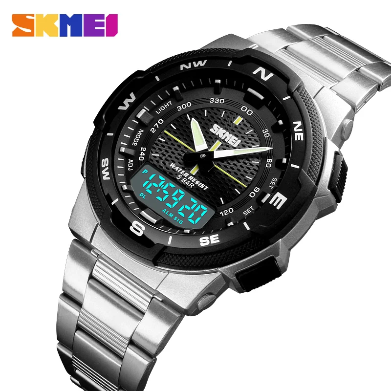 SKMEI Watch Men Fashion Sport Quartz Clock Mens Watches Top Brand Luxury Full Steel Business Waterproof Watch Relogio Masculino
SKMEI Watch Men Fashion Sport Quartz Clock Mens Watches Top Brand Luxury Full Steel Business Waterproof Watch Relogio Masculino