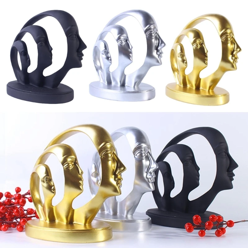 Half Face Resin Figurine Garden Statue Abstract Sculpture Decoration Supplies for School Office Dormitory Tabletop
Half Face Resin Figurine Garden Statue Abstract Sculpture Decoration Supplies for School Office Dormitory Tabletop