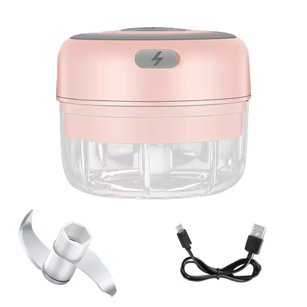 Garlic Masher Mini Chopper Vegetable Chili Meat Ginger Masher Machine USB Charging Blenders Kitchen Gadgets
Garlic Masher Mini Chopper Vegetable Chili Meat Ginger Masher Machine USB Charging Blenders Kitchen Gadgets