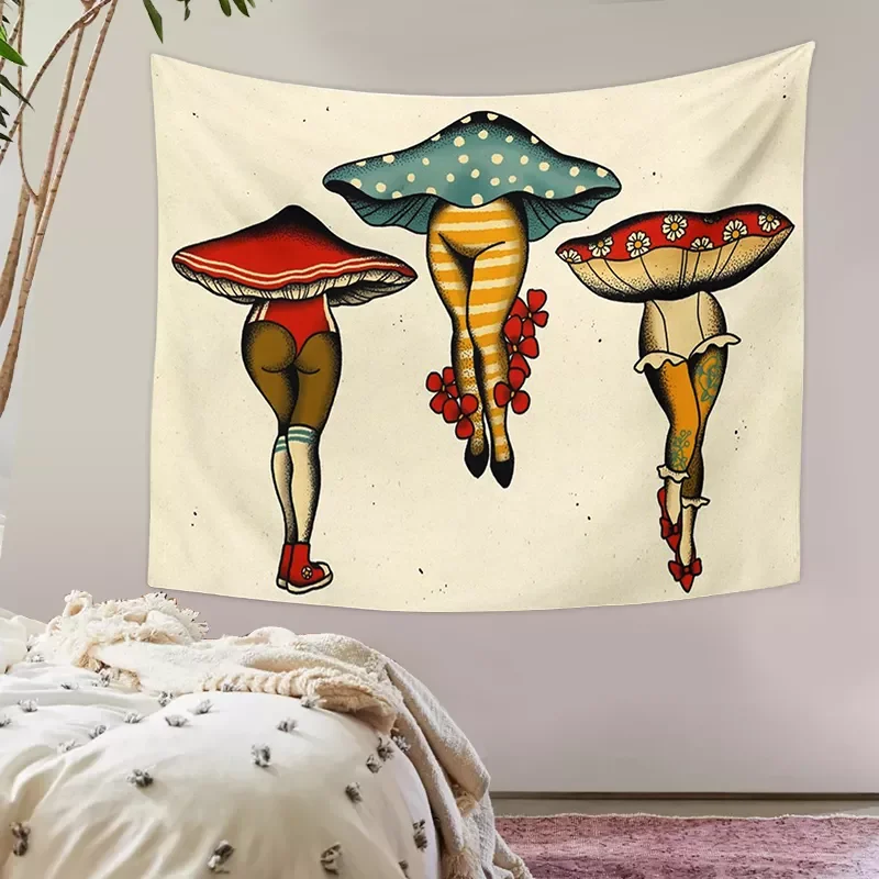 Cactus Tapestry Wall Hanging Sexy mushrooms girl Chart Hippie Bohemian Tapestries Psychedelic Witchcraft Home Decor
Cactus Tapestry Wall Hanging Sexy mushrooms girl Chart Hippie Bohemian Tapestries Psychedelic Witchcraft Home Decor