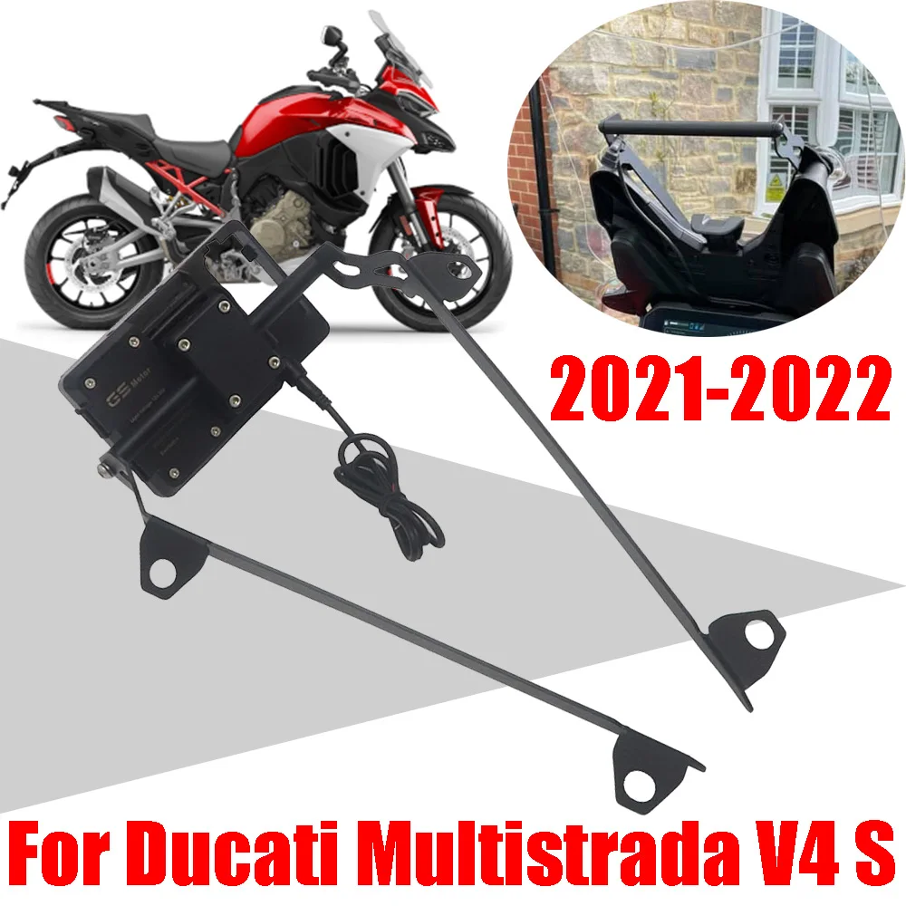 For Ducati Multistrada V4 S V4S MTS V4 2021 2022 Motorcycle Accessories Mobile Phone Stand Support GPS Navigation Plate Bracket
For Ducati Multistrada V4 S V4S MTS V4 2021 2022 Motorcycle Accessories Mobile Phone Stand Support GPS Navigation Plate Bracket
