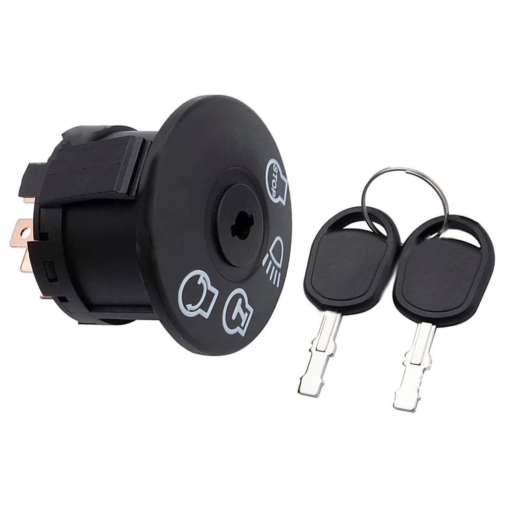 Black Plastic + Metal Ignition Switch for Riding Lawn Mowers Compatible with Various Brands Replace 532175566 532163968
Black Plastic + Metal Ignition Switch for Riding Lawn Mowers Compatible with Various Brands Replace 532175566 532163968