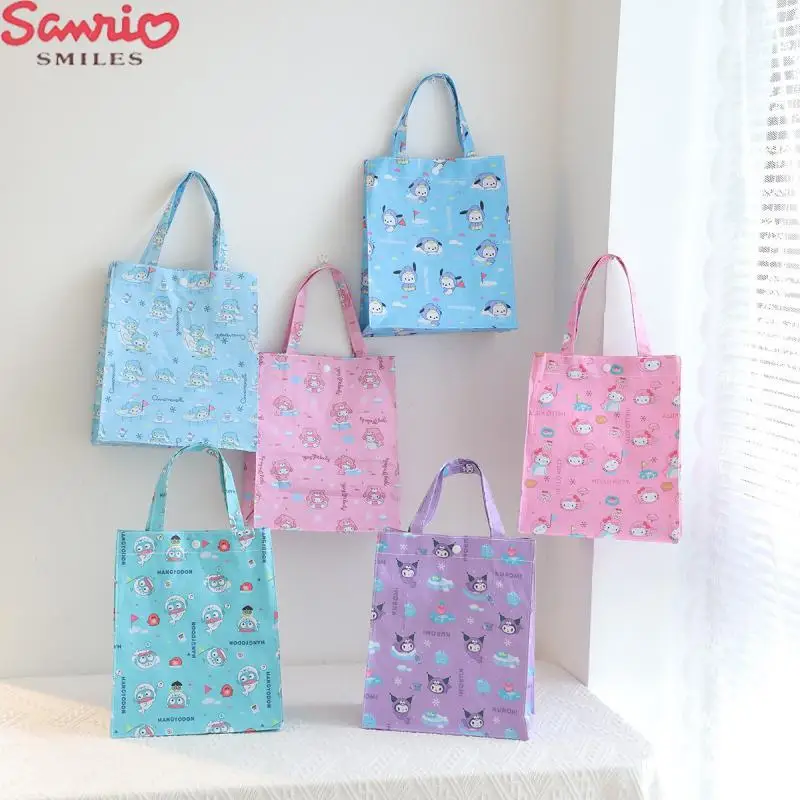 Sanrio New Kawaii Storage Bag Waterproof Cartoon Portable Lunch Box Bag Pochacco Cinnamoroll Kuromi Multi-Functional Handbag
Sanrio New Kawaii Storage Bag Waterproof Cartoon Portable Lunch Box Bag Pochacco Cinnamoroll Kuromi Multi-Functional Handbag