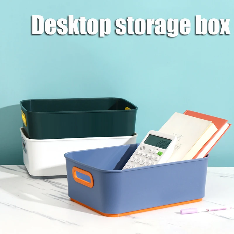 Large Capacity Plastic Desktop Storage Box Snack Cosmetics Sundries Storage Container Desk Organizers Office Supplies Organizer
Large Capacity Plastic Desktop Storage Box Snack Cosmetics Sundries Storage Container Desk Organizers Office Supplies Organizer