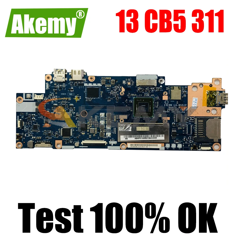 AKEMY NOKOION MB.DUMMY.021 MBDUMMY021 Z3ENN LA-B551P Rev 0.6 For acer Chromebook 13 CB5 311 laptop motherboard
AKEMY NOKOION MB.DUMMY.021 MBDUMMY021 Z3ENN LA-B551P Rev 0.6 For acer Chromebook 13 CB5 311 laptop motherboard