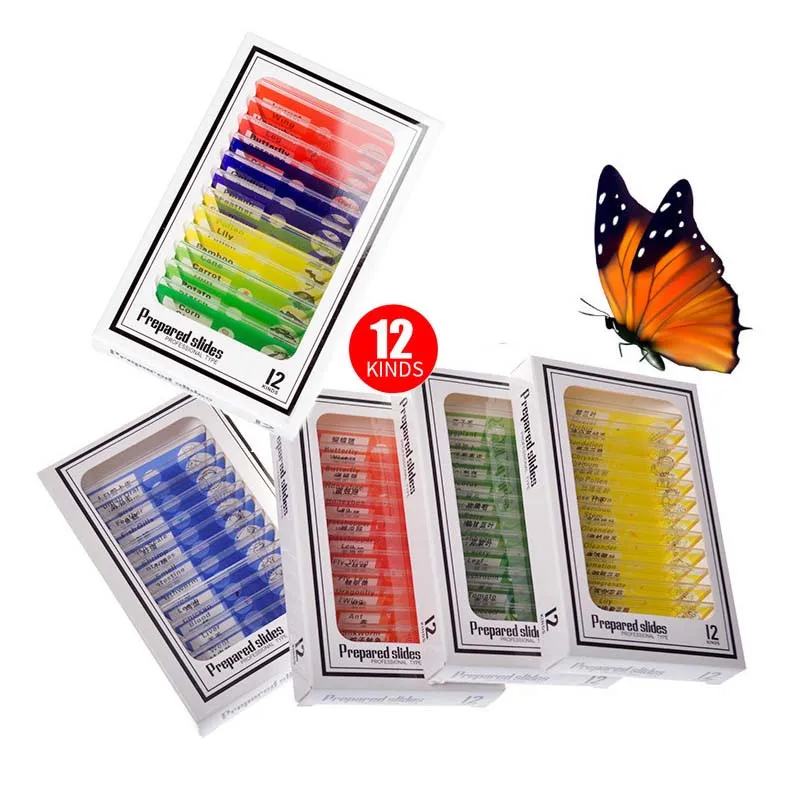 48PCS Gift Various Educational Toy Plastic Prepared Specimen for Children Biological Microscope Insects Plants Slides
48PCS Gift Various Educational Toy Plastic Prepared Specimen for Children Biological Microscope Insects Plants Slides