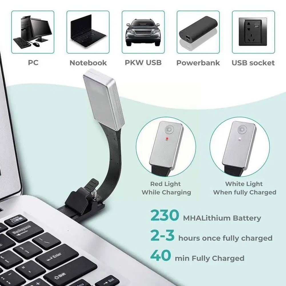 Светодиодсветильник лампа для чтения с Usb-зарядкой, ночсветильник с гибким зажимом для чтения, регулируемая яркость, обучающая лампа, A4f0
Светодиодсветильник лампа для чтения с Usb-зарядкой, ночсветильник с гибким зажимом для чтения, регулируемая яркость, обучающая лампа, A4f0