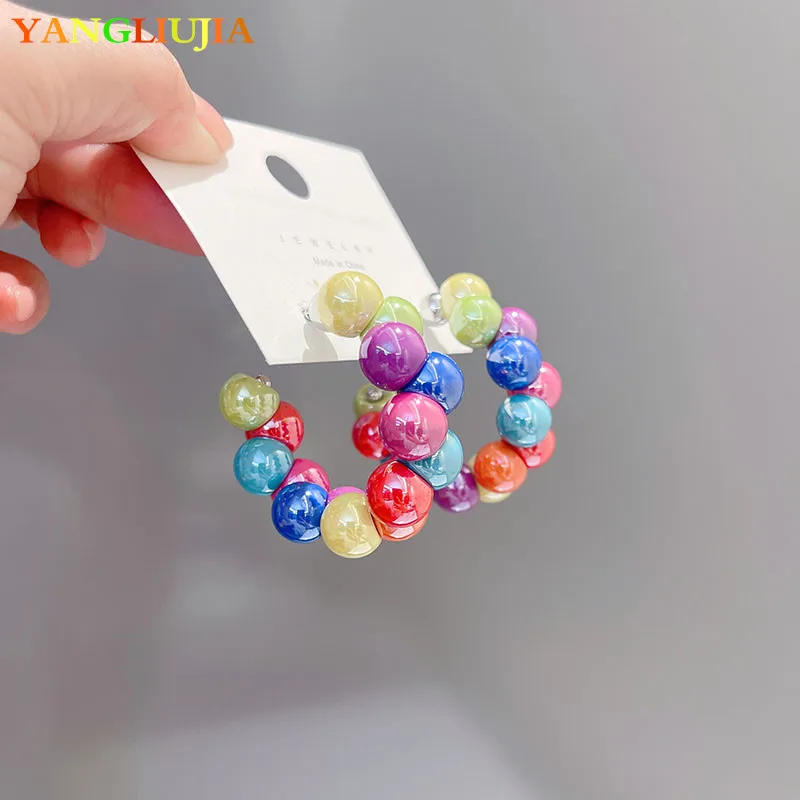 Metal Geometry Acrylic CC Ear Ring South Korea Vogue Sweet Temperament Big Earrings Women Luxury Jewelry Wedding Accessories
Metal Geometry Acrylic CC Ear Ring South Korea Vogue Sweet Temperament Big Earrings Women Luxury Jewelry Wedding Accessories