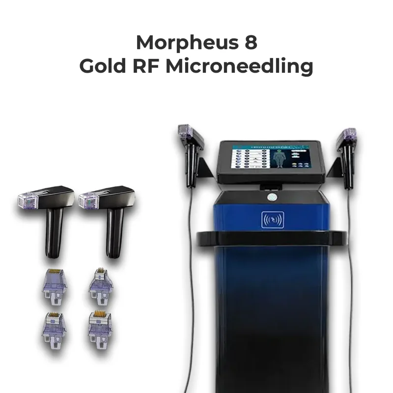 

Morpheus 8 Gold RF Crystallite Depth Scar Removal Wrinkle Reduction Face Lifting Skin Rejuvenation Professional Beauty Machine