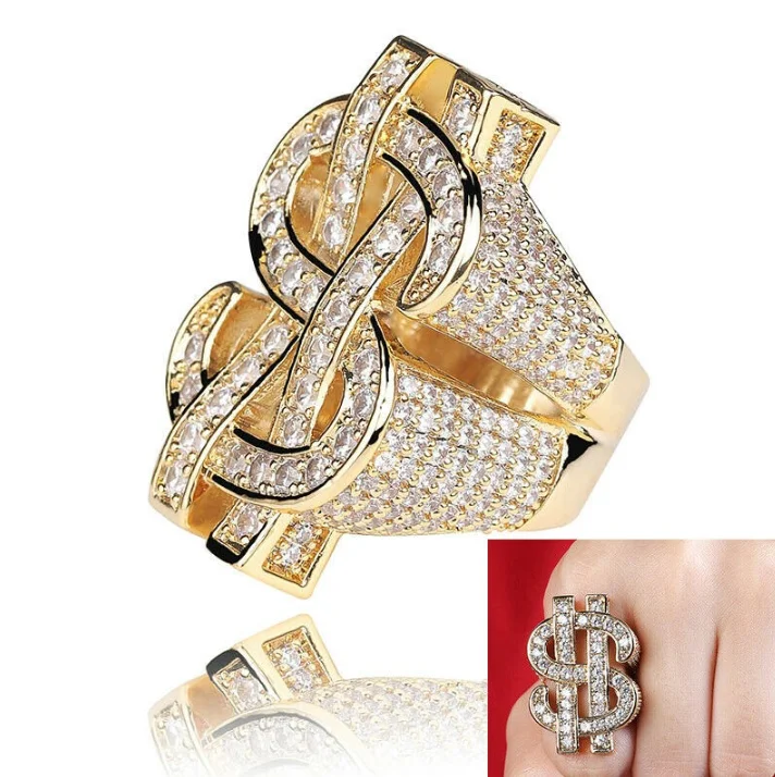 ANGLANG Fashion US Dollar Sign Ring Hip Hop Cubic Zirconia Ring Personality for Men Jewelry Gift Classic US Dollar Sign Ring
ANGLANG Fashion US Dollar Sign Ring Hip Hop Cubic Zirconia Ring Personality for Men Jewelry Gift Classic US Dollar Sign Ring