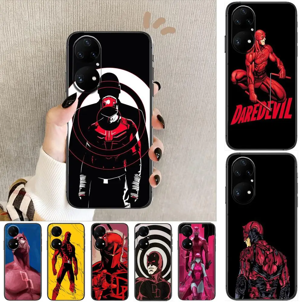 Marvel Daredevil comics Phone Case For Huawei p50 P40 p30 P20 10 9 8 Lite E Pro Plus Black Etui Coque Painting Hoesjes comic fas
Marvel Daredevil comics Phone Case For Huawei p50 P40 p30 P20 10 9 8 Lite E Pro Plus Black Etui Coque Painting Hoesjes comic fas