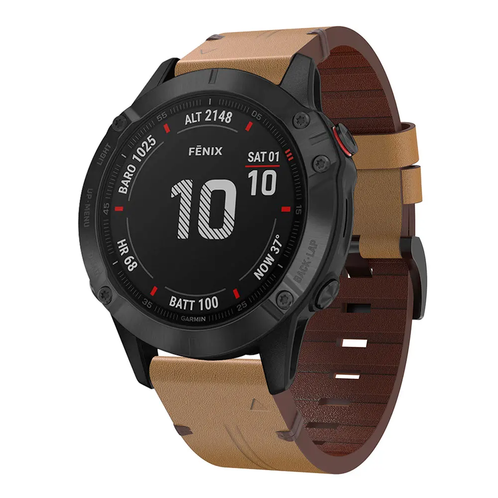 22mm 26mm Suitable for Garmin Fenix 6/6X Luxury Leather Strap Replacement Quick Release Garmin Fenix 5/5 Plus/5X Smart strap
22mm 26mm Suitable for Garmin Fenix 6/6X Luxury Leather Strap Replacement Quick Release Garmin Fenix 5/5 Plus/5X Smart strap
