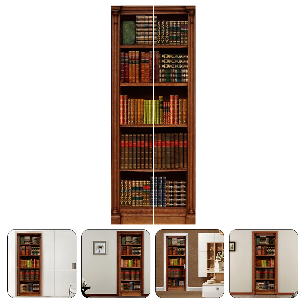 1 пара, самоклеящиеся дверные обои для ванной комнаты
1 пара, самоклеящиеся дверные обои для ванной комнаты