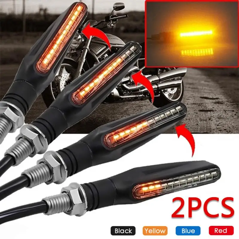 2Pcs Universal Motorcycle LED Turn Signal Indicators 12V Flowing Light Motorbike Day Running Light DRL Motorcycle Accessories
2Pcs Universal Motorcycle LED Turn Signal Indicators 12V Flowing Light Motorbike Day Running Light DRL Motorcycle Accessories