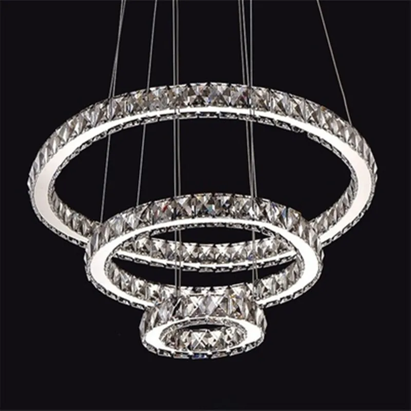 Modern LED Pendant chandelier Lights K9 Crystal Circle Ring Hanging Lamp Deco Luminaire Home Luster Lamp candelabro de cristal
Modern LED Pendant chandelier Lights K9 Crystal Circle Ring Hanging Lamp Deco Luminaire Home Luster Lamp candelabro de cristal