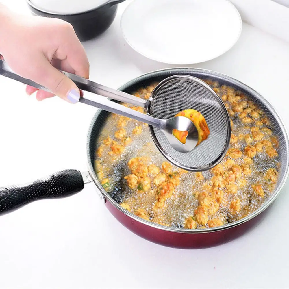 Stainless Steel Filter Colanders BBQ Food Clip Clamp Oil Frying Skimmer Salad Strainer Grid Cooking Tools Kitchen Accessories
Stainless Steel Filter Colanders BBQ Food Clip Clamp Oil Frying Skimmer Salad Strainer Grid Cooking Tools Kitchen Accessories
