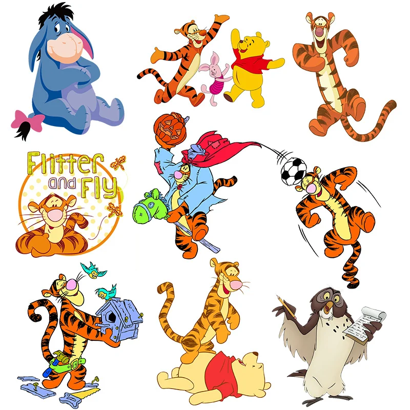 Pooh Disney Stickers Bear Patches On Clothes Heat Transfer Printing Iron-on Transfers Patches For Kids Clothing Jacket Decor
Pooh Disney Stickers Bear Patches On Clothes Heat Transfer Printing Iron-on Transfers Patches For Kids Clothing Jacket Decor