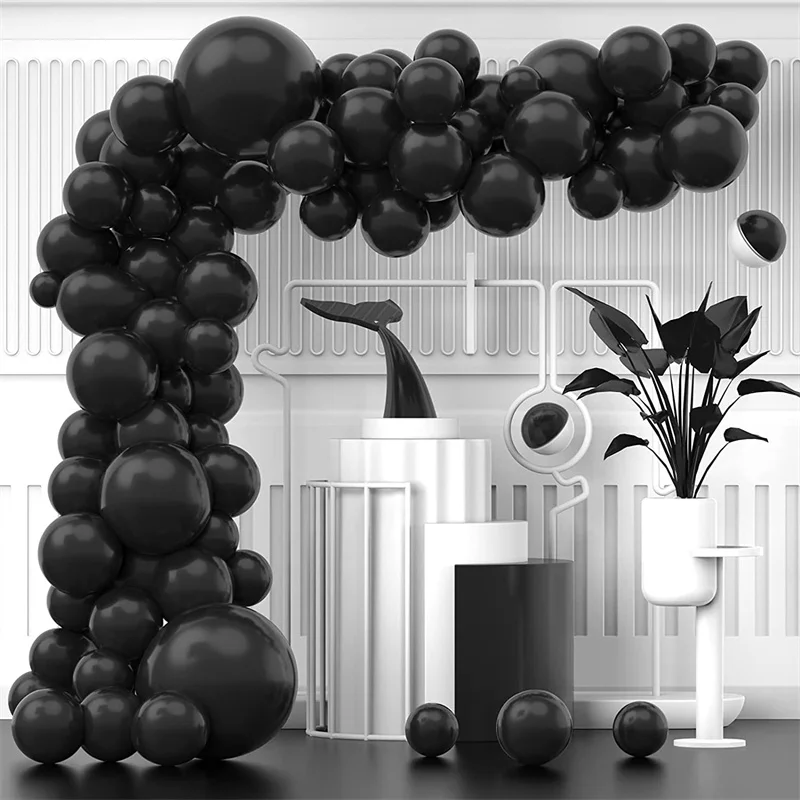102pcs Black Latex Balloon Garland Arch Kit For Picnic Wedding Kids Birthday Party Black Themed Decor Baby Shower Supplies
102pcs Black Latex Balloon Garland Arch Kit For Picnic Wedding Kids Birthday Party Black Themed Decor Baby Shower Supplies