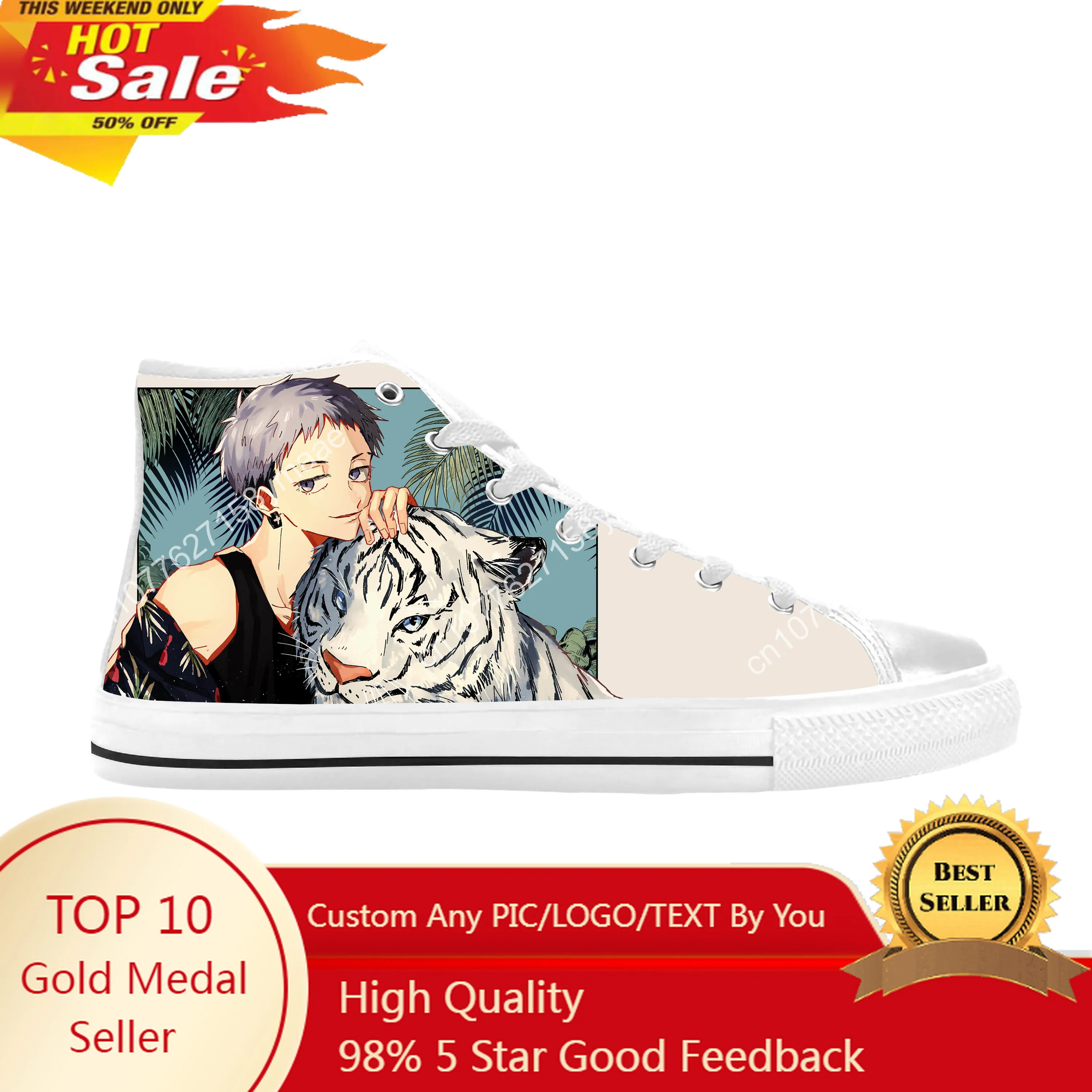 Anime Manga Comic Tokyo Revengers Mitsuya Takashi Casual Cloth Shoes High Top Comfortable Breathable 3D Print Men Women Sneakers
Anime Manga Comic Tokyo Revengers Mitsuya Takashi Casual Cloth Shoes High Top Comfortable Breathable 3D Print Men Women Sneakers