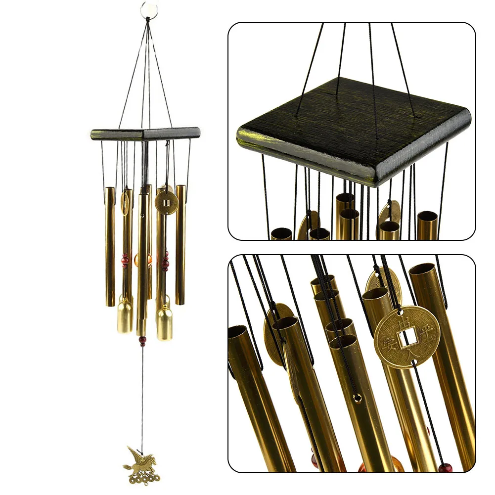 High Quality Large Wind Chimes Bells Metal Tubes With 2.8 Cm Copper Wire Outdoor Balcony Garden Home Hanging Decoration
High Quality Large Wind Chimes Bells Metal Tubes With 2.8 Cm Copper Wire Outdoor Balcony Garden Home Hanging Decoration