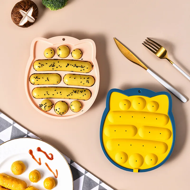 Silicone Cute Shape DIY Sausage Making Mould Reusable Hot Dog Maker Molds Safe Baby Food Supplement Storage
Silicone Cute Shape DIY Sausage Making Mould Reusable Hot Dog Maker Molds Safe Baby Food Supplement Storage