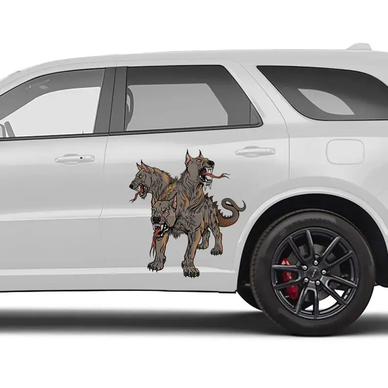Cerberus Hellhound Car Decal Livery 2 Piece Set Limited Edition Designed In-house And Printed On Premium Vinyl Decorate
Cerberus Hellhound Car Decal Livery 2 Piece Set Limited Edition Designed In-house And Printed On Premium Vinyl Decorate