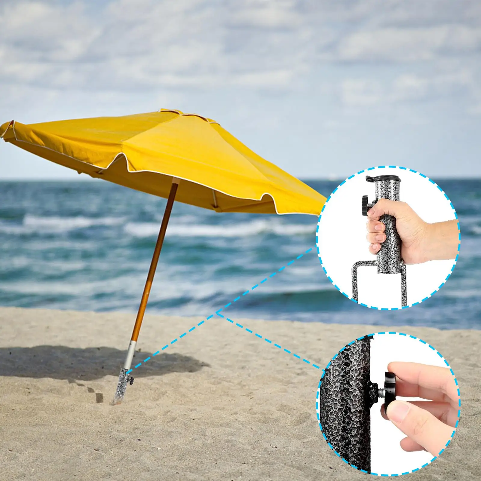 Camping Beach Umbrella Steel Frame Patio Umbrella Base Stand Metal Heavy Duty Holder Outdoor Yard Parasol Base Beach Portable
Camping Beach Umbrella Steel Frame Patio Umbrella Base Stand Metal Heavy Duty Holder Outdoor Yard Parasol Base Beach Portable