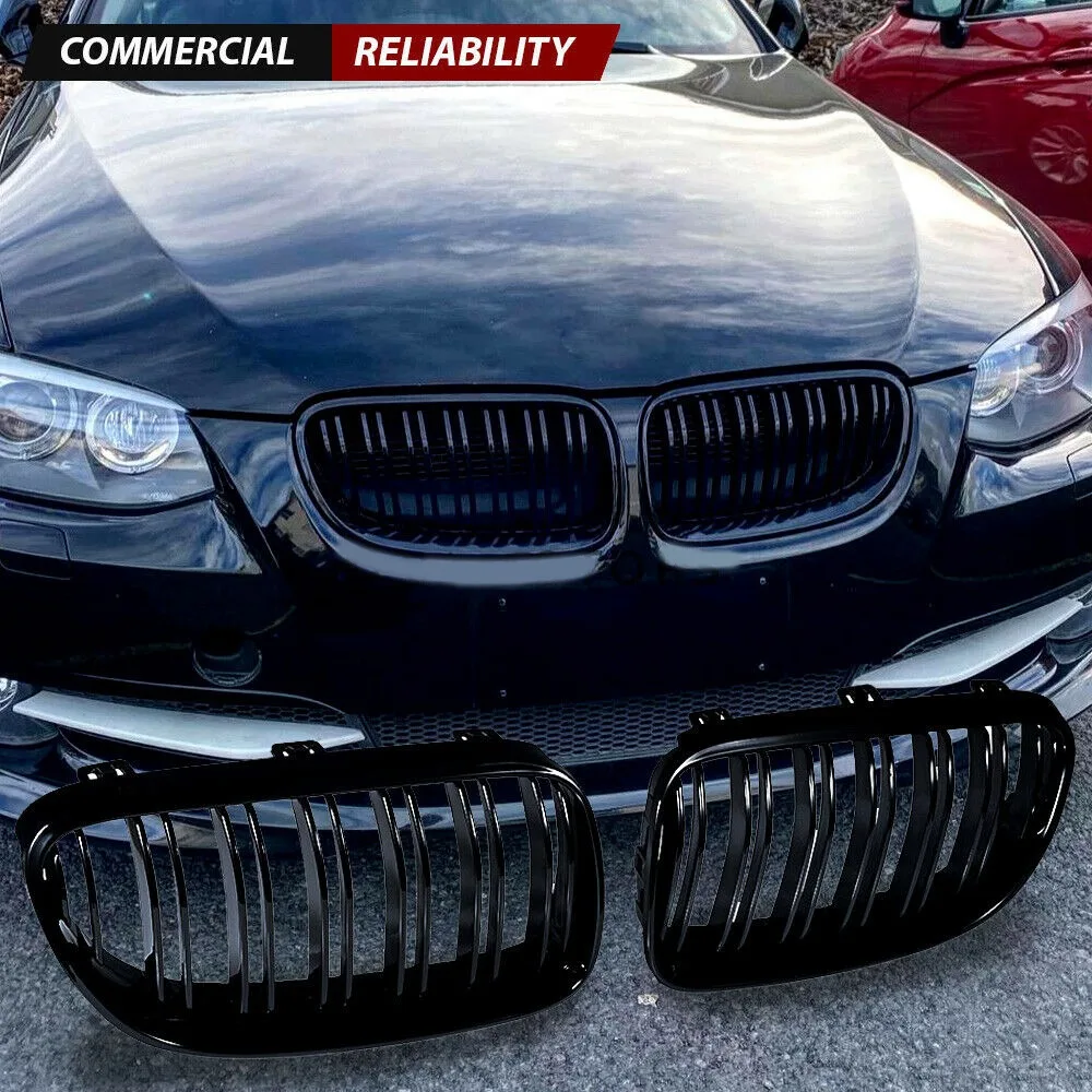 2X Gloss Black Front Kidney Grill Grille for-BMW E92 E93 3-Series 328I 335I Coupe LCI 2011-2013
2X Gloss Black Front Kidney Grill Grille for-BMW E92 E93 3-Series 328I 335I Coupe LCI 2011-2013