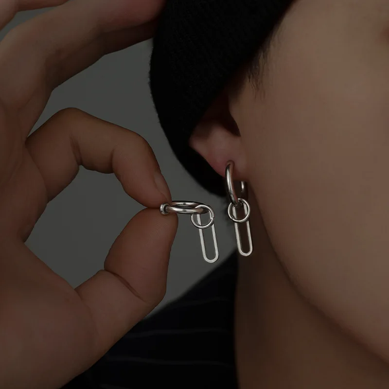 Fashion Punk Tassel 316L Stainless Steel Multilayer Round Hollow Rectangle Pendant Unisex Earrings Pierced Jewelry Does Not Fade
Fashion Punk Tassel 316L Stainless Steel Multilayer Round Hollow Rectangle Pendant Unisex Earrings Pierced Jewelry Does Not Fade