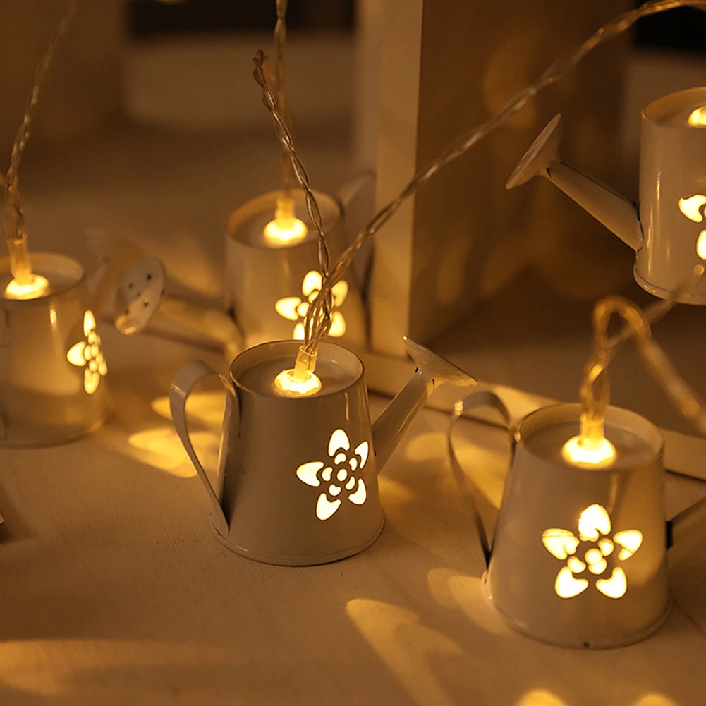 3.5m 20LED Watering Can Fairy Light String Kettle Art Lamp Holiday Party Atmosphere Bedroom Living Room Decoration Lighting
3.5m 20LED Watering Can Fairy Light String Kettle Art Lamp Holiday Party Atmosphere Bedroom Living Room Decoration Lighting