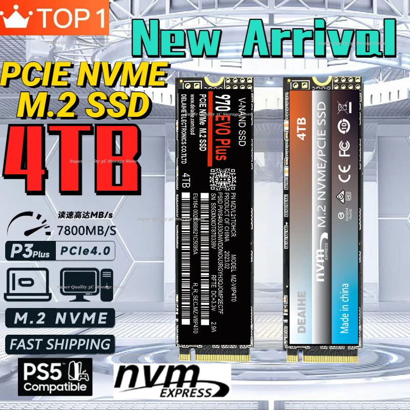 

High Speed Read Write Solid State Drive NVME M.2 Internal m.2 SSD 1TB 2TB 4TB Capacity Internal 970 EVO PLUS For Laptop Desktop