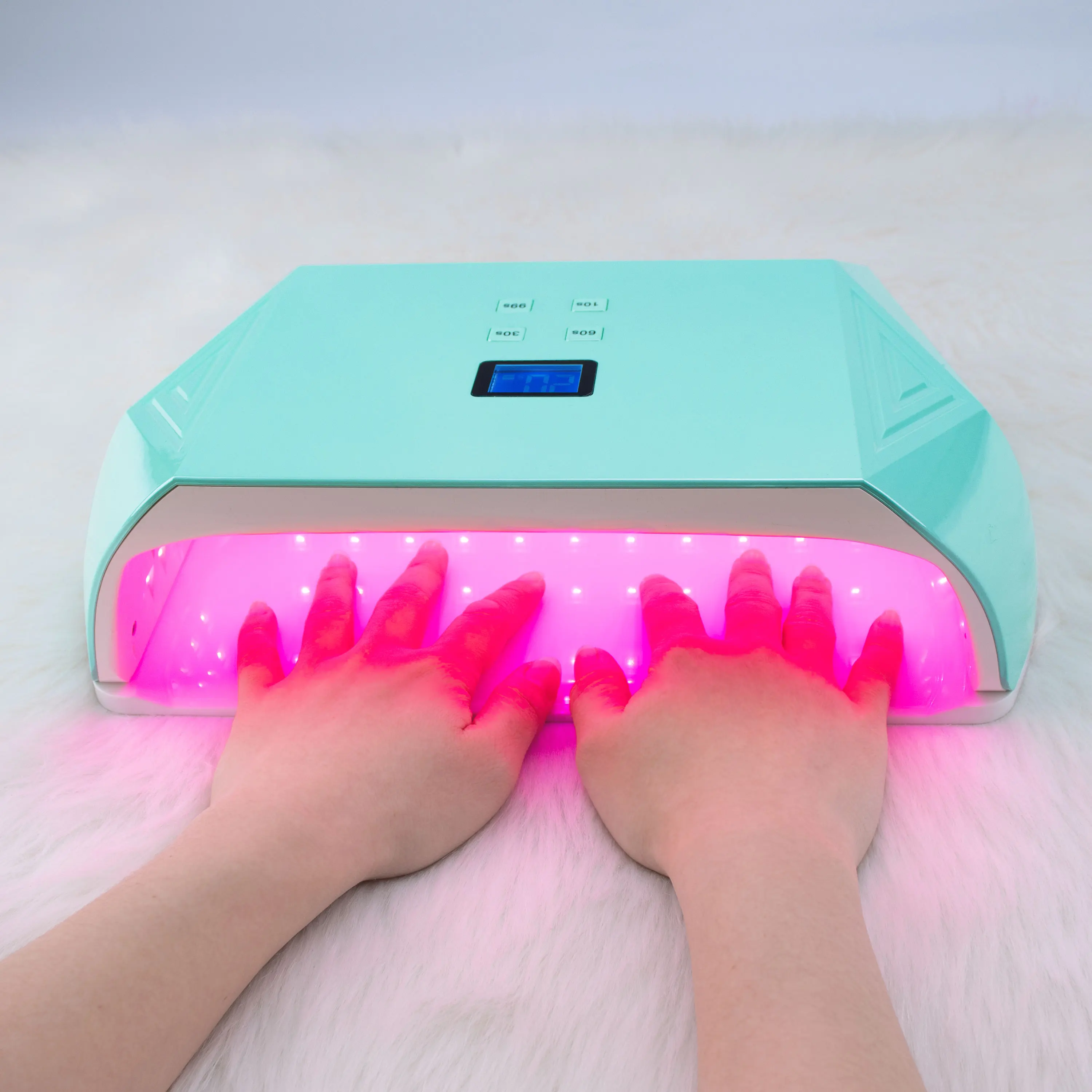 128W LED Lamp Two Hands Rechargeable Nail Lamp Red Light Nail Polish Dryer Pedicure Manicure Lamps Wireless Nail UV Nail Tools
128W LED Lamp Two Hands Rechargeable Nail Lamp Red Light Nail Polish Dryer Pedicure Manicure Lamps Wireless Nail UV Nail Tools