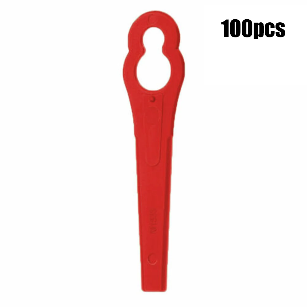 100pcs 83mm Trimmer Blades For Cordless Grass Strimmer Trimmer PA6 Cutting Blades Plastic Power Equipment Parts
100pcs 83mm Trimmer Blades For Cordless Grass Strimmer Trimmer PA6 Cutting Blades Plastic Power Equipment Parts