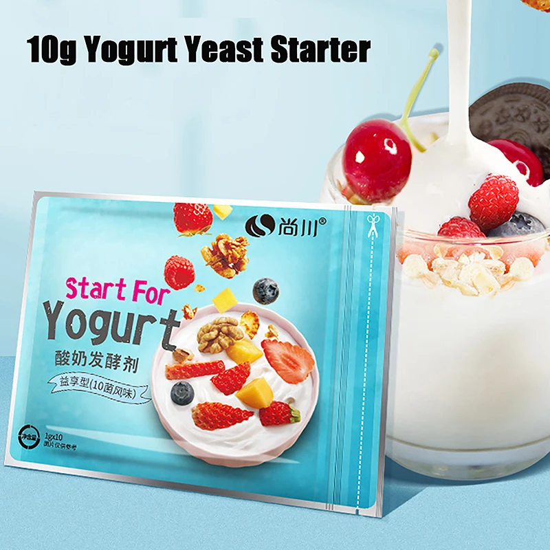 10g Yogurt Yeast Starter 10 Types of Probiotics Home Made Lactobacillus Fermentation Powder Maker Homemade Kitchen Supplies
10g Yogurt Yeast Starter 10 Types of Probiotics Home Made Lactobacillus Fermentation Powder Maker Homemade Kitchen Supplies